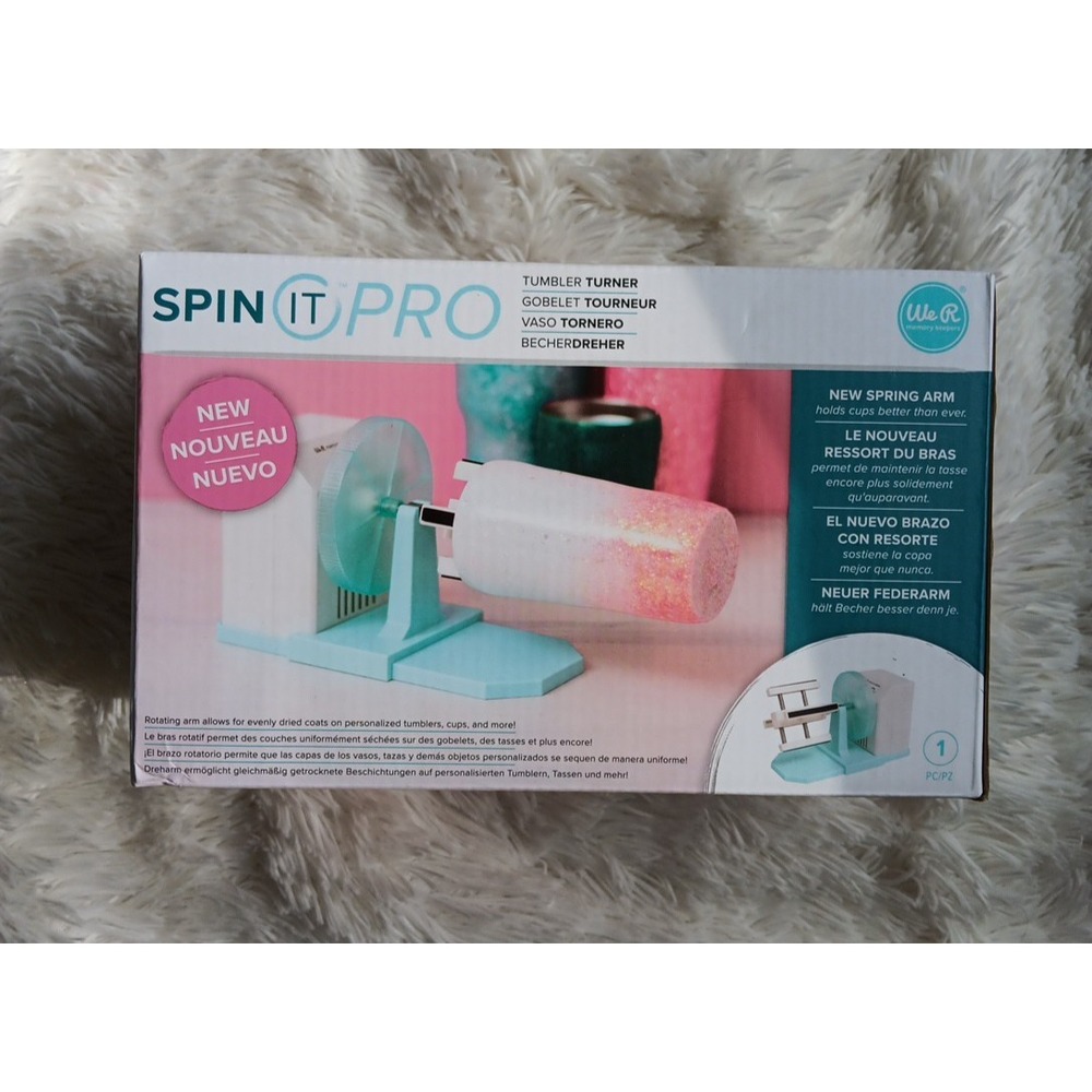 We R Memory Keepers Spin It PRO Tumbler Turner‎ - Rotary Drying Tool 661054
